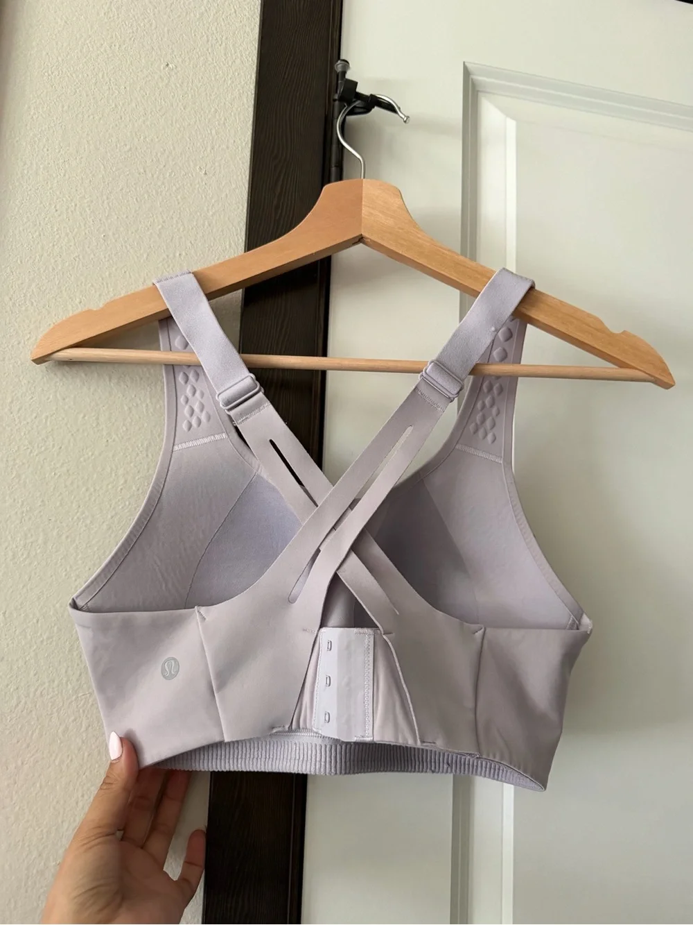 lululemon athletica Lilac Cross-Back Adjustable Sports Bra